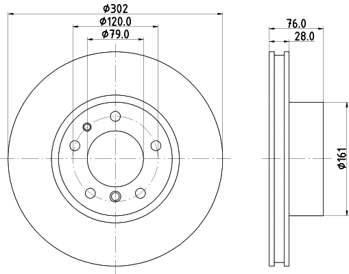 Brake Disc (8DD 355 122-072)