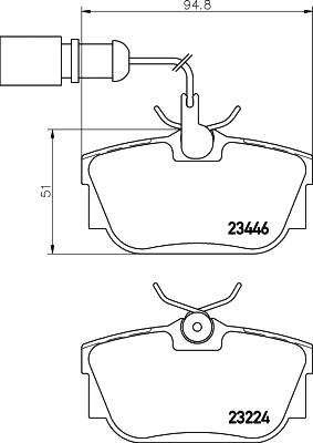 Brake Pad Set, disc brake