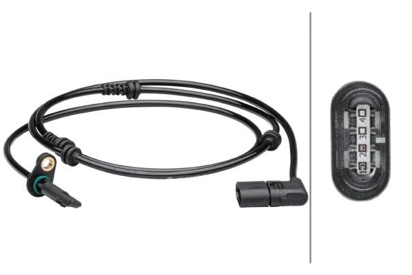 Sensor, wheel speed (6PU 012 679-461)