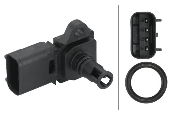 Sensor, boost pressure