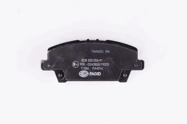 Brake Pad Set, disc brake (8DB 355 006-911)