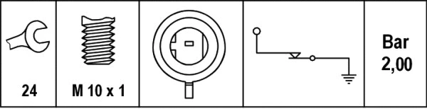 Oil Pressure Switch (6ZL 003 259-211)