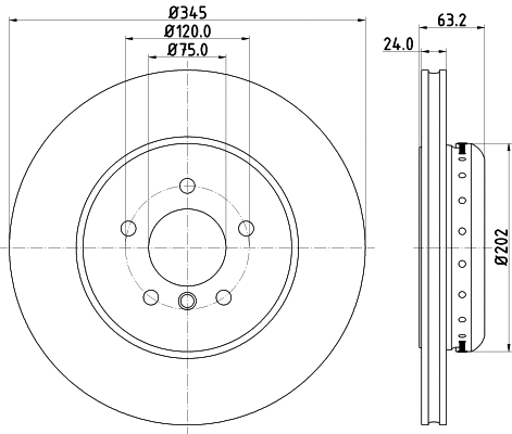Brake Disc (8DD 355 119-341)