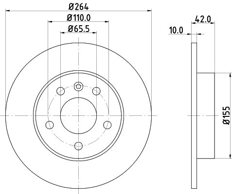 Brake Disc (8DD 355 106-111)