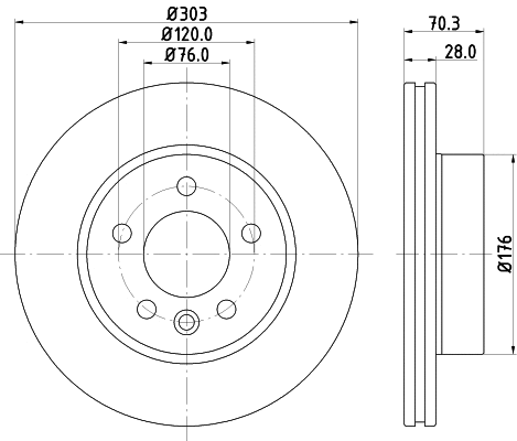 Brake Disc (8DD 355 125-561)