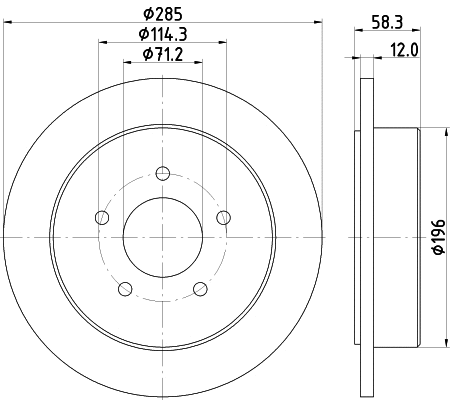 Brake Disc (8DD 355 114-771)