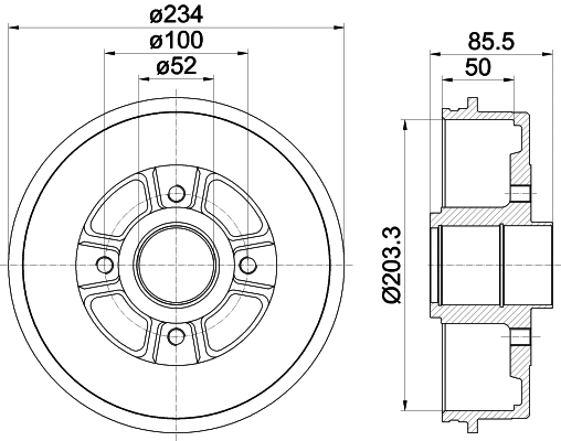 Brake Drum (8DT 355 301-391)