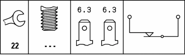 Stop Light Switch (6DF 003 263-071)