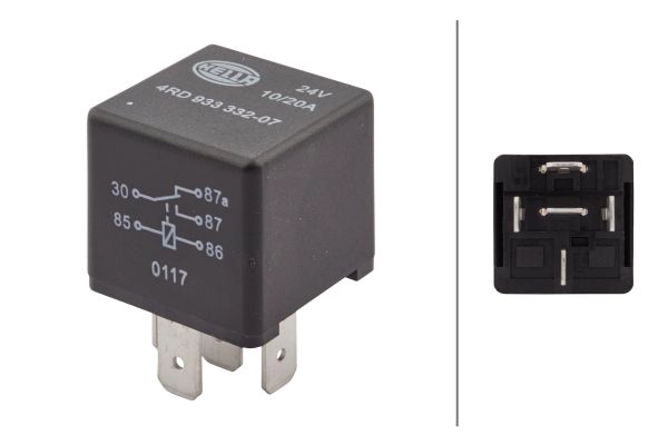 Relay, main current