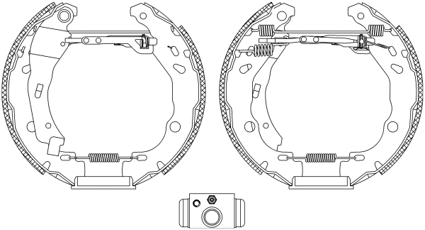 Brake Shoe Set (8DB 355 004-901)