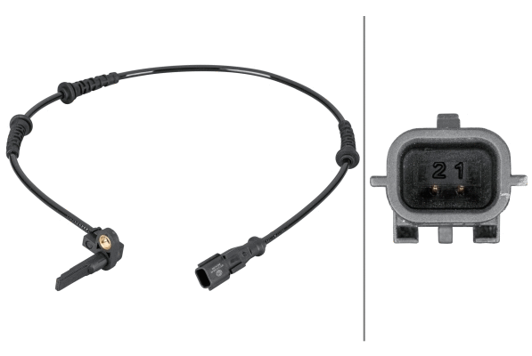 Sensor, wheel speed (6PU 012 806-941)