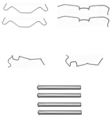 Accessory Kit, disc brake pad (8DZ 355 203-621)
