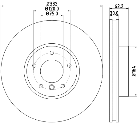Brake Disc (8DD 355 117-731)