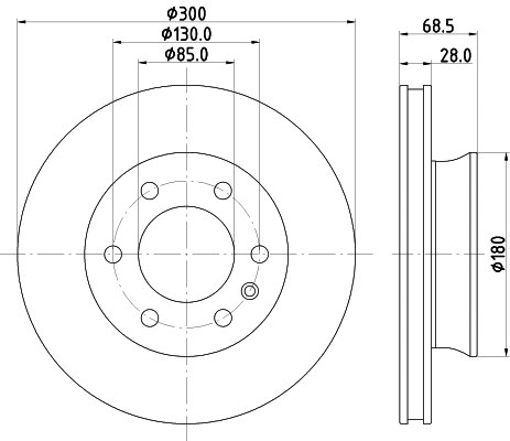 Brake Disc (8DD 355 131-891)