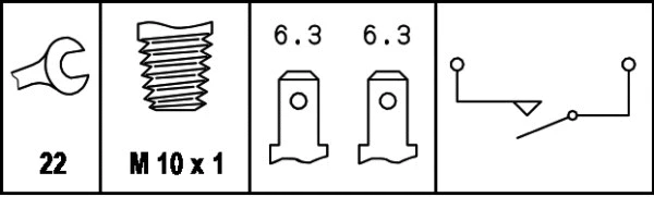 Stop Light Switch (6DL 003 262-001)