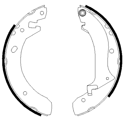 Brake Shoe Set (8DB 355 001-901)