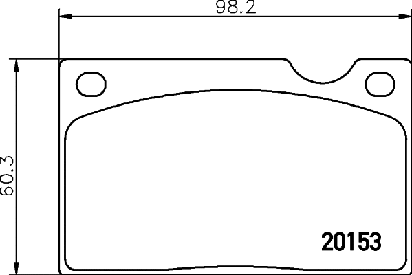 Brake Pad Set, disc brake (8DB 355 018-391)