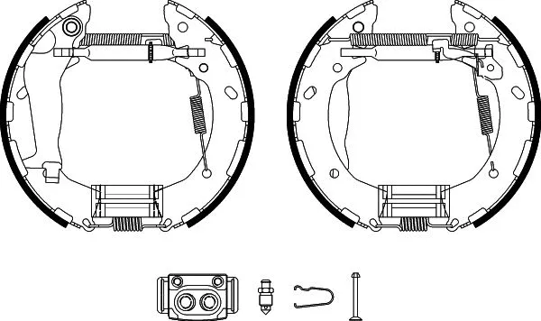 Brake Shoe Set (8DB 355 022-551)