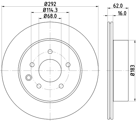 Brake Disc (8DD 355 118-711)