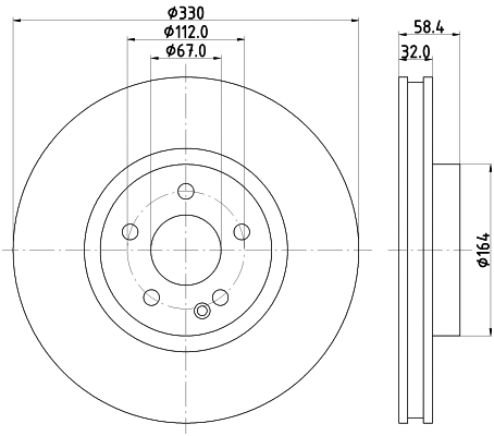 Brake Disc (8DD 355 123-501)