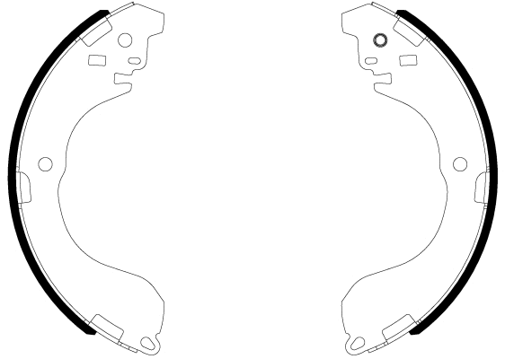 Brake Shoe Set (8DB 355 038-041)