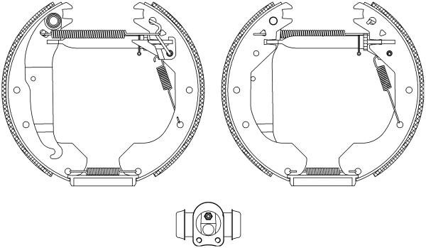 Brake Shoe Set (8DB 355 004-301)