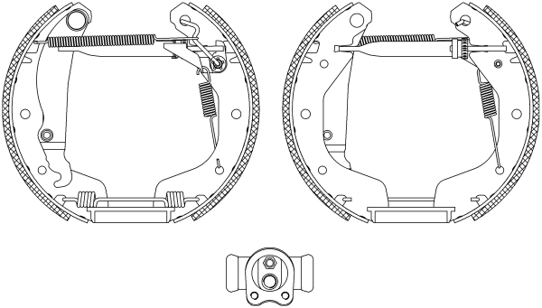 Brake Shoe Set (8DB 355 004-211)