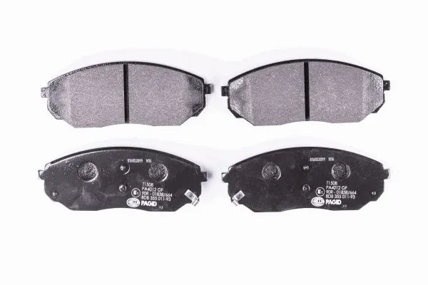 Brake Pad Set, disc brake (8DB 355 011-931)