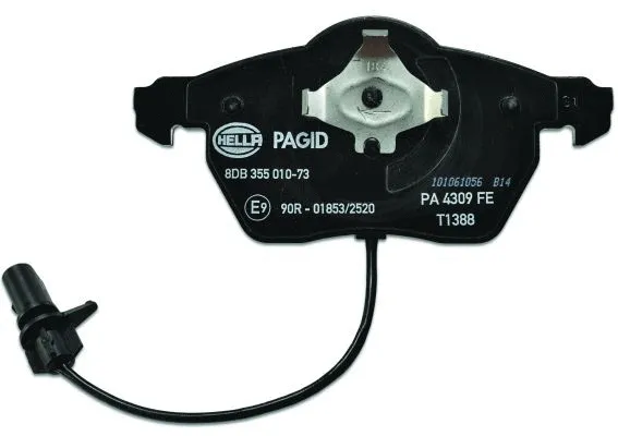 Brake Pad Set, disc brake (8DB 355 010-731)