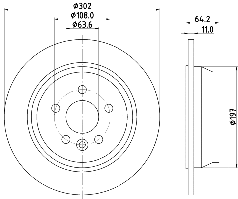Brake Disc (8DD 355 126-781)