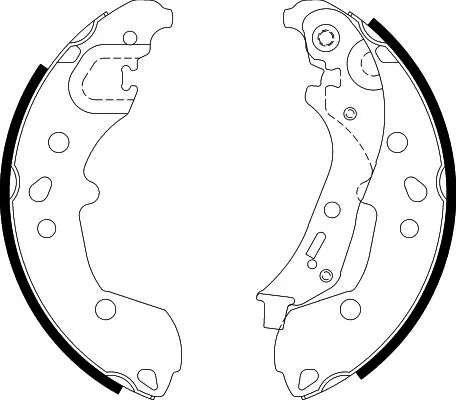 Brake Shoe Set (8DB 355 022-881)