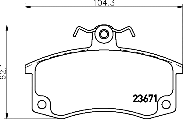 Brake Pad Set, disc brake