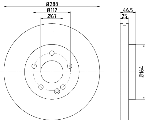 Brake Disc (8DD 355 125-541)