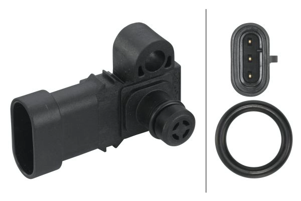 Sensor, intake manifold pressure (6PP 013 112-051)