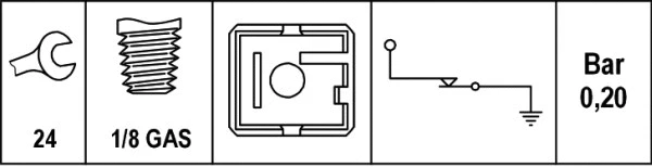 Oil Pressure Switch (6ZL 003 259-541)