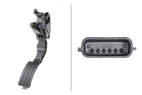 Sensor, accelerator pedal position (6PV 009 978-711)