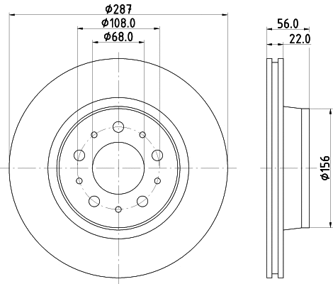 Brake Disc (8DD 355 126-032)