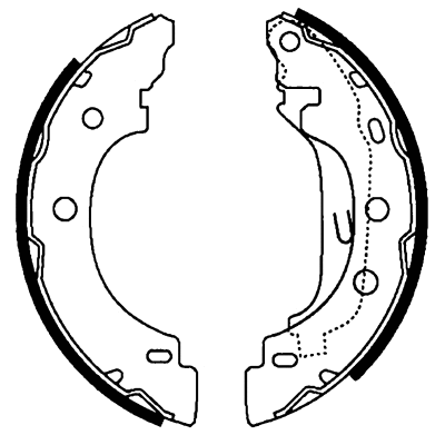 Brake Shoe Set (8DB 355 002-241)