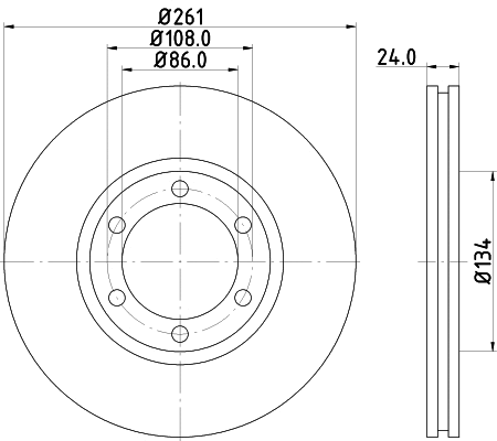 Brake Disc (8DD 355 117-401)