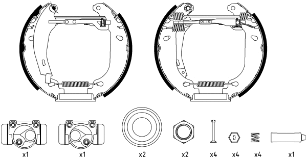 Brake Shoe Set (8DB 355 003-911)