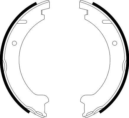 Brake Shoe Set, parking brake