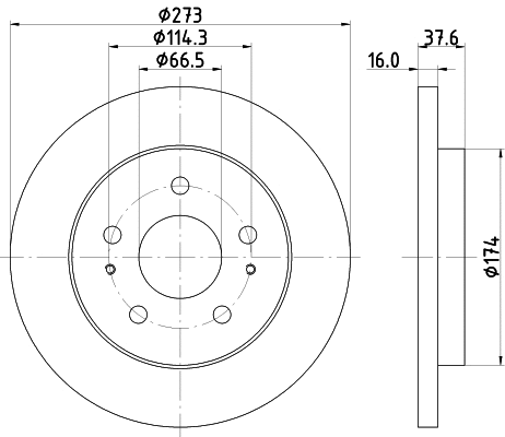 Brake Disc (8DD 355 111-971)