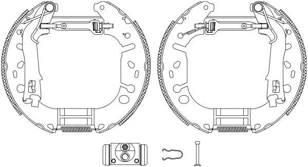 Brake Shoe Set (8DB 355 005-131)