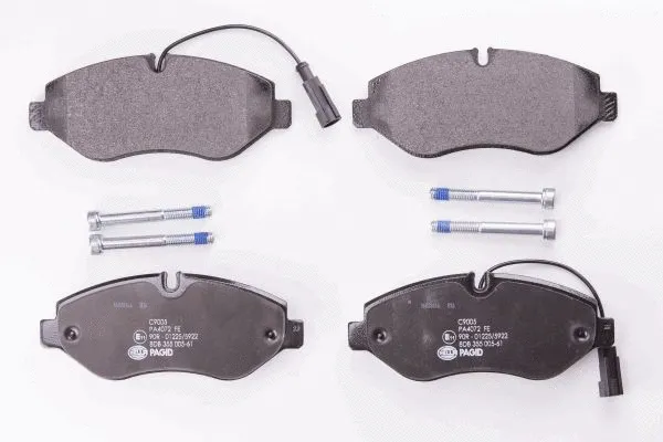 Brake Pad Set, disc brake (8DB 355 005-611)