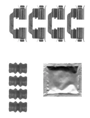 Accessory Kit, disc brake pad (8DZ 355 205-301)