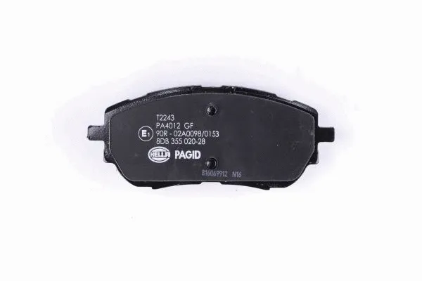Brake Pad Set, disc brake (8DB 355 020-281)