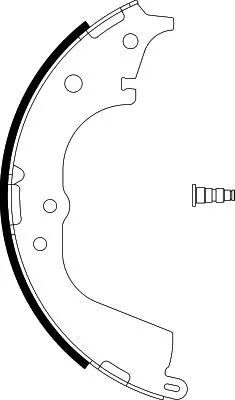 Brake Shoe Set (8DB 355 002-181)
