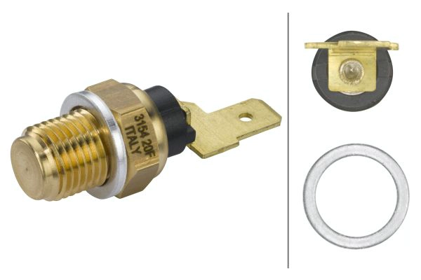 Sensor, oil temperature (6PT 009 107-691)