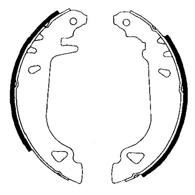 Brake Shoe Set (8DB 355 001-011)