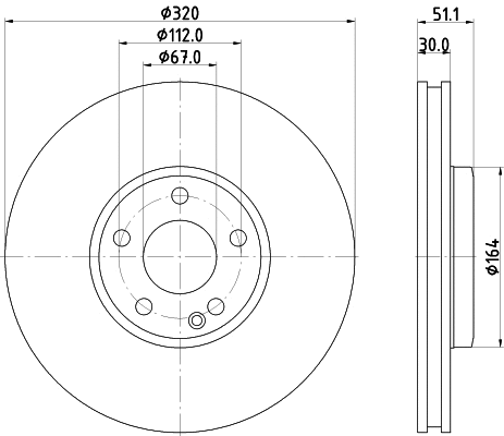 Brake Disc (8DD 355 119-702)